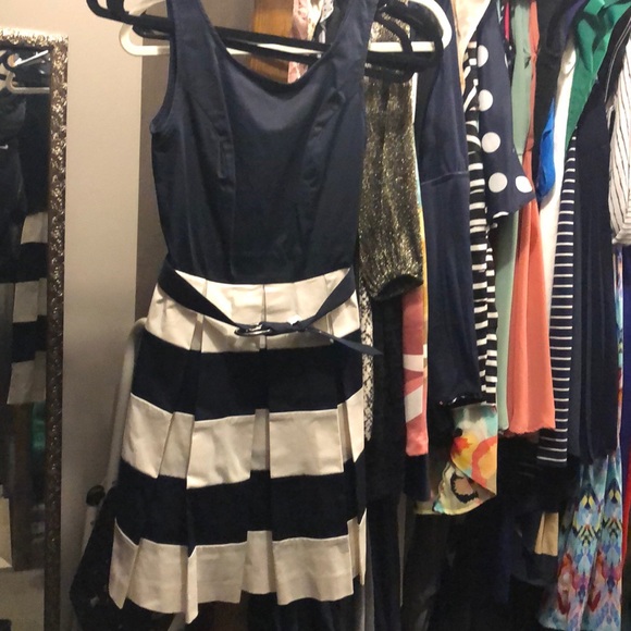 Banana Republic Navy Stripe Derby Dress - Picture 5 of 6